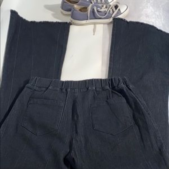 ❌❌sold -NWT Umgee Elastic Slip On Bootcut Fray Size Large - Picture 3 of 8